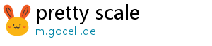 pretty scale