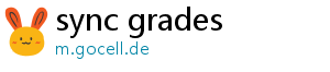 sync grades